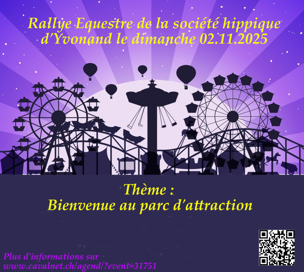 Di 02.11.2025 - Rallye équestre de la Société Hippique d'Yvonand